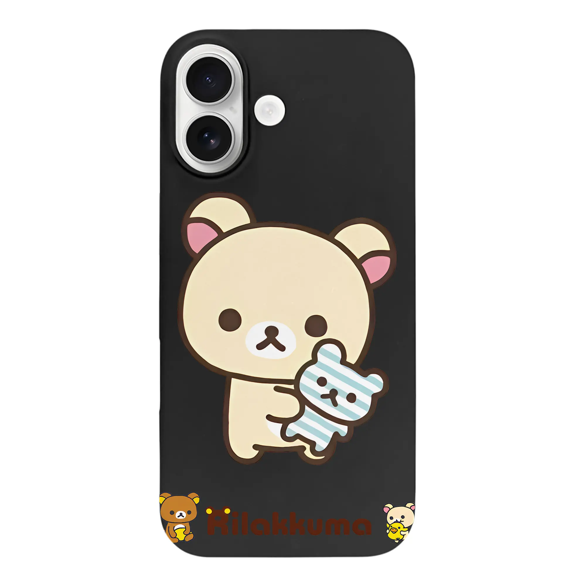 リラックマ (Rilakkuma) グッズ コリラックマ (Korirakkuma) - iPhone 17 シリーズ シリコンケース 薄型 耐衝撃 指紋防止 ソフトタッチカバー 精密フィット 傷防止 保護ケース iPhone 17/17 Air/17 Pro/17 Pro Max 対応